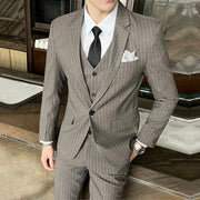 Angelo Ricci™ Designer Tailor Business Elegant 3 Piece Suit