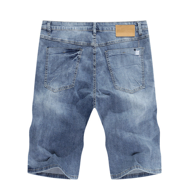 Angelo Ricci™ Slim Fit Summer Jean Shorts