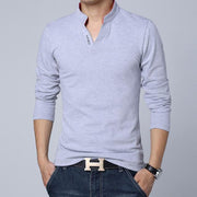 Angelo Ricci™ Long Sleeve Slim Fit T Shirt