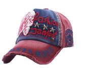 Angelo Ricci™ Embroidery Antique Style Baseball Cap