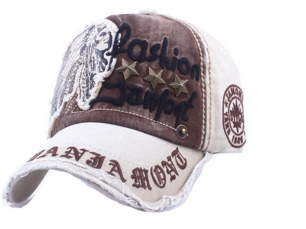 Angelo Ricci™ Embroidery Antique Style Baseball Cap