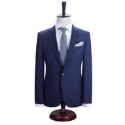 Angelo Ricci™ New York Slim Fit One Button Suit ( Blazer + Pants)