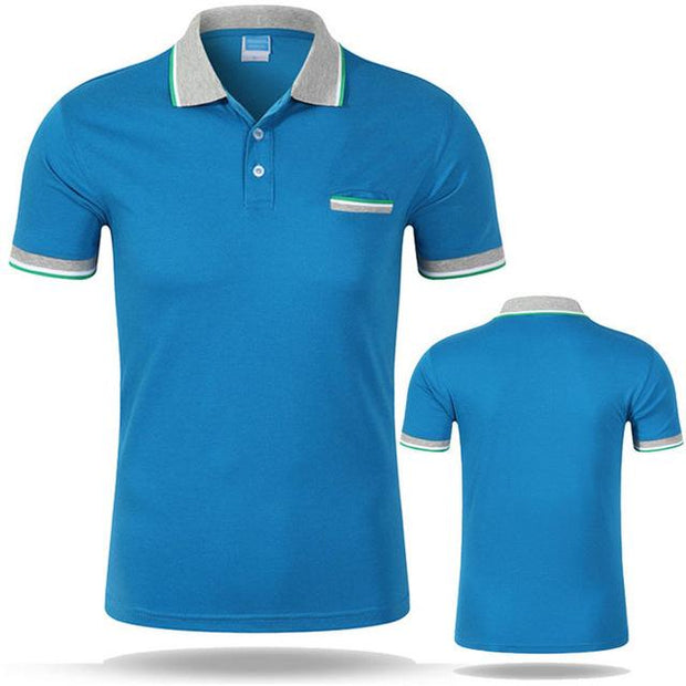 Angelo Ricci™ Cotton Casual Breathable Polo Shirt