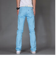 Angelo Ricci™ Cotton Slim Straight Pants