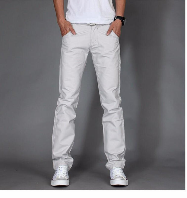 Angelo Ricci™ Cotton Slim Straight Pants