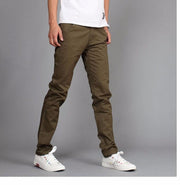 Angelo Ricci™ Cotton Slim Straight Pants