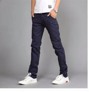 Angelo Ricci™ Cotton Slim Straight Pants