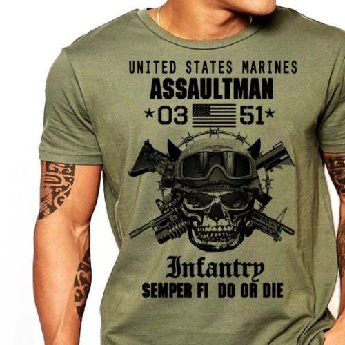 Angelo Ricci™ US Marines Infantry Assaultman T-Shirt