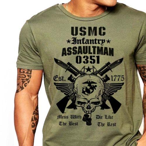 Angelo Ricci™ US Marines Infantry Assaultman T-Shirt