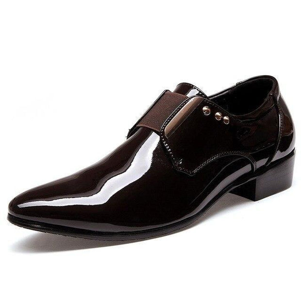 Angelo Ricci™ Glitter Formal Elegant Leather Shoes