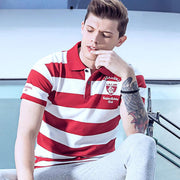 Angelo Ricci™ Summer Breathable Striped Polo