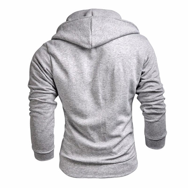 Angelo Ricci™ Solid Fleece Zipper Sweatshirt