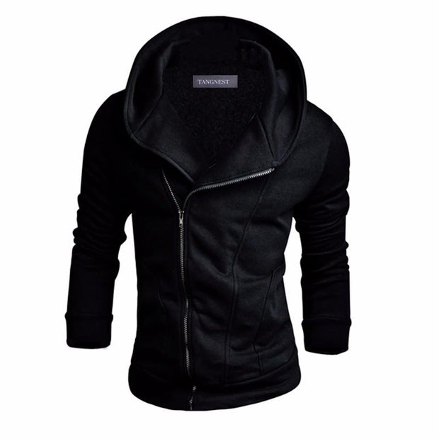 Angelo Ricci™ Solid Fleece Zipper Sweatshirt