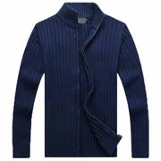 Angelo Ricci™ Casual Style Stand Collar Whole Cotton Sweater