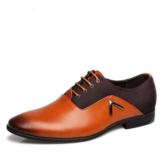 Angelo Ricci™ Leather Elegant Design Casual Oxfords