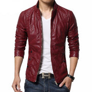 Angelo Ricci™ PU leather Biker Jacket