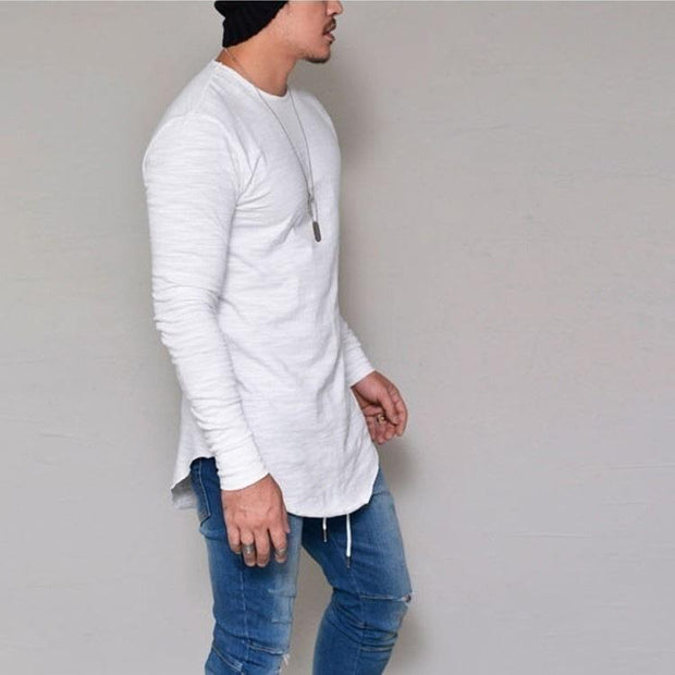 Angelo Ricci™ Fashion Elastic Soft Long Sleeve T Shirts