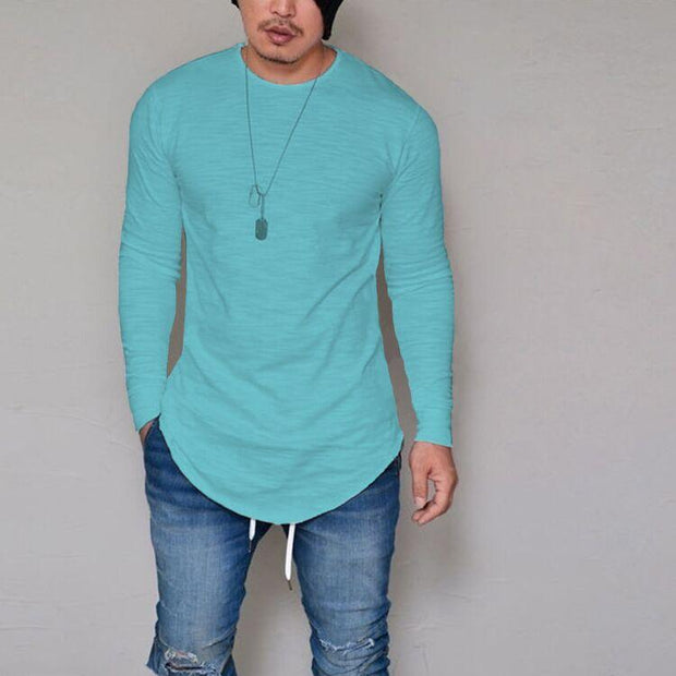 Angelo Ricci™ Fashion Elastic Soft Long Sleeve T Shirts