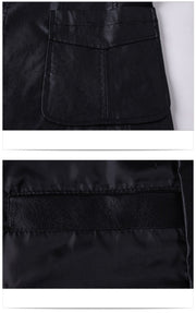 Angelo Ricci™ Soft PU Leather Male Blazer