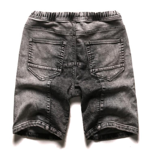 Angelo Ricci™ Elastic Waist Denim Shorts