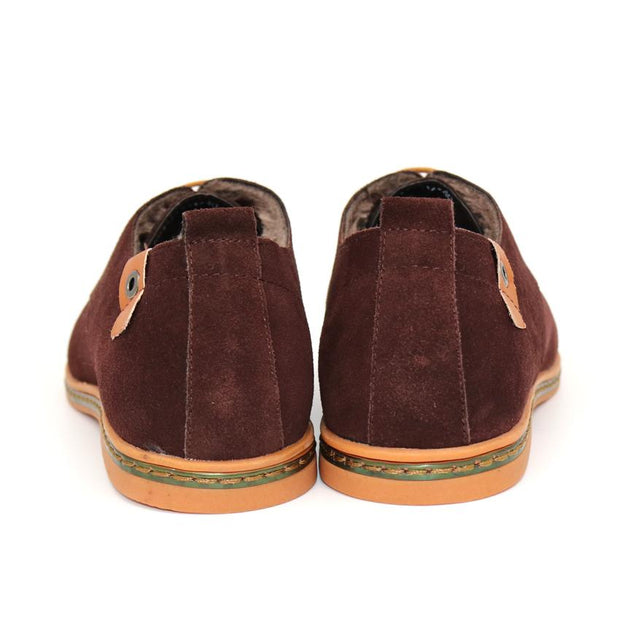 Angelo Ricci™ Nubuck Leather Warm Velvet Shoes
