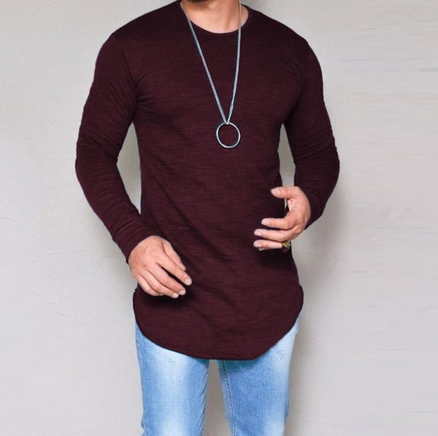 Angelo Ricci™ Fashion Elastic Soft Long Sleeve T Shirts