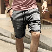 Angelo Ricci™ Elastic Waist Denim Shorts