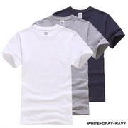 Angelo Ricci™ Solid Cotton Classical Men T Shirts