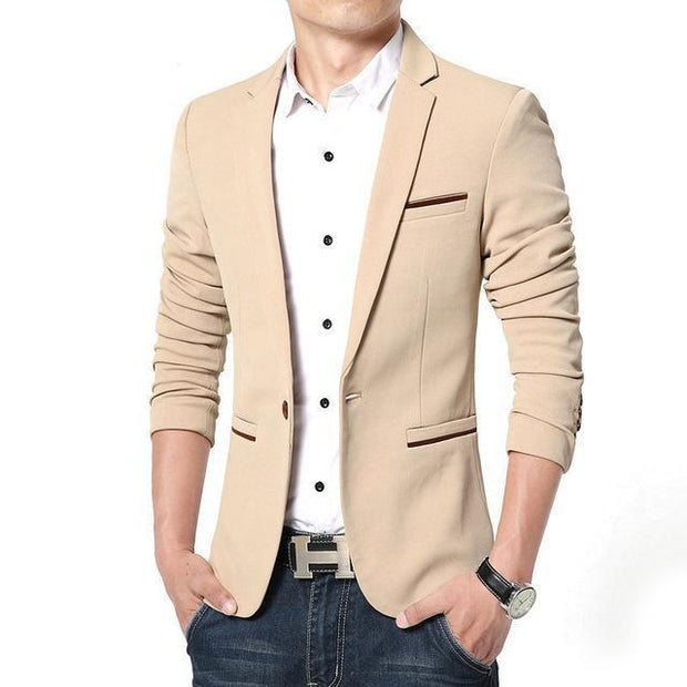 Angelo Ricci™ Luxury High Quality Cotton Blazer