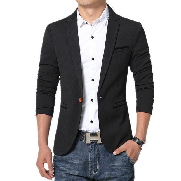 Angelo Ricci™ Luxury High Quality Cotton Blazer