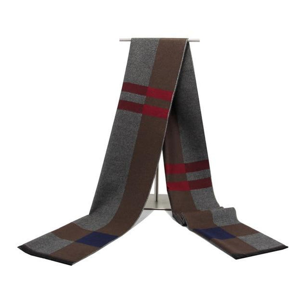 Angelo Ricci™ Plaid Men Luxury Scarf