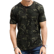 Angelo Ricci™ Summer Camouflage Print Fashion T-Shirt