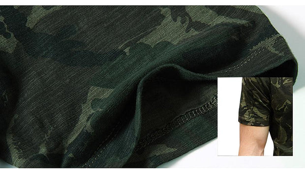 Angelo Ricci™ Summer Camouflage Print Fashion T-Shirt