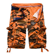 Angelo Ricci™ Camouflage Cotton Cargo Shorts