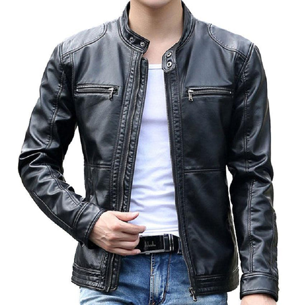 Angelo Ricci™ Motorcycle Leather Jacket