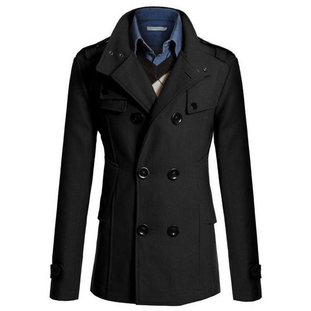 Angelo Ricci™ Gentlemen Wool Style Peacoat