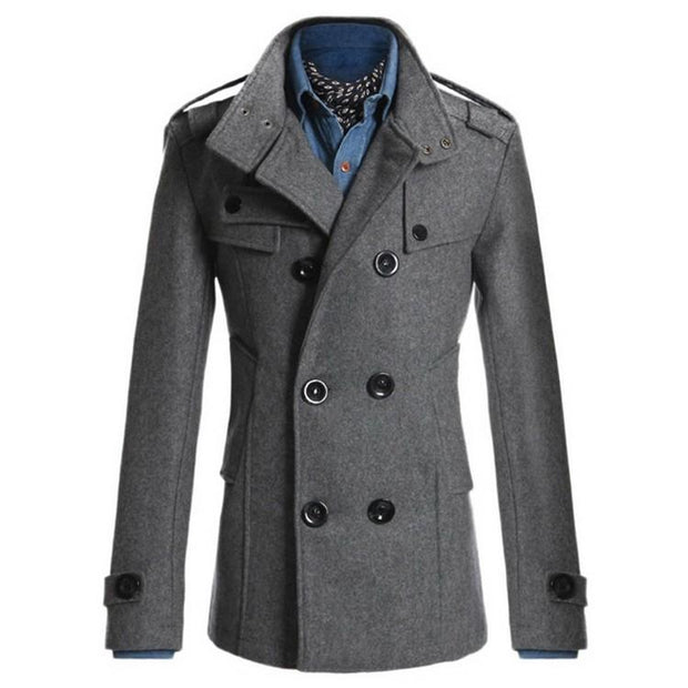 Angelo Ricci™ Gentlemen Wool Style Peacoat