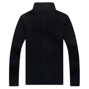 Angelo Ricci™ Autumn Whiter Knitwear Zipper Sweater