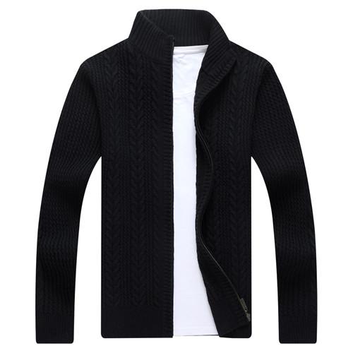 Angelo Ricci™ Autumn Whiter Knitwear Zipper Sweater