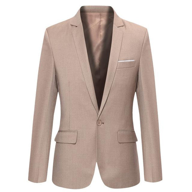 Angelo Ricci™ Casual Solid Color Masculine Blazer