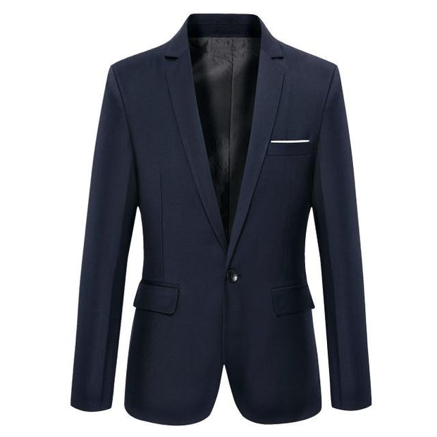 Angelo Ricci™ Casual Solid Color Masculine Blazer