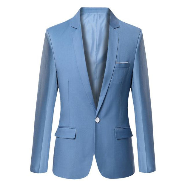 Angelo Ricci™ Casual Solid Color Masculine Blazer