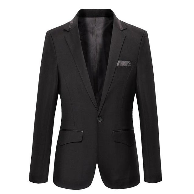 Angelo Ricci™ Casual Solid Color Masculine Blazer