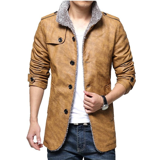 Angelo Ricci™ Winter Men's Leather Jackets