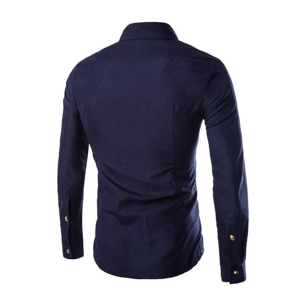 Angelo Ricci™ Zipper Pocket Style Shirt