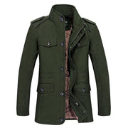 Angelo Ricci™ Men Jaqueta Coat Fashion