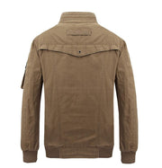 Angelo Ricci™ Multi-Pockets Stand Collar Military Jacket