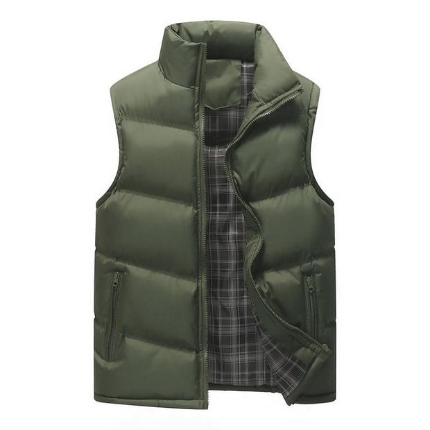 Angelo Ricci™ Brand Winter Cotton-Padded Vest