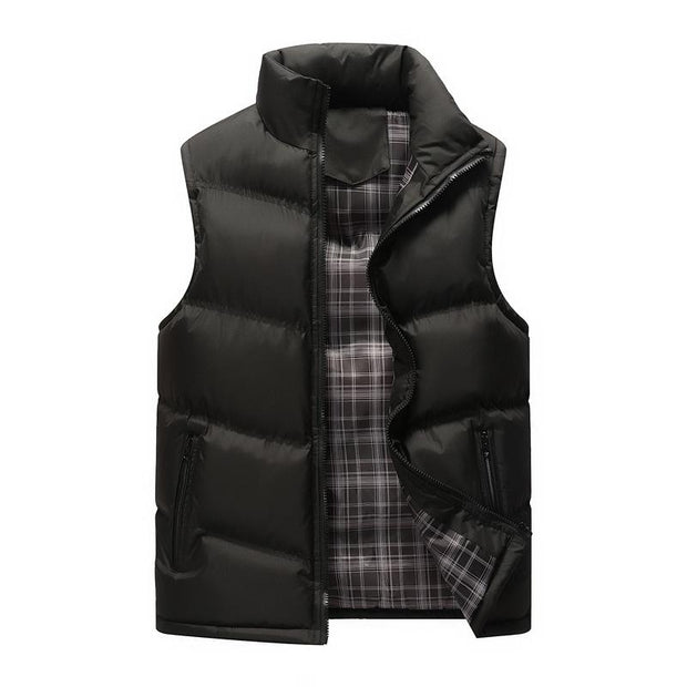 Angelo Ricci™ Brand Winter Cotton-Padded Vest