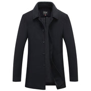 Angelo Ricci™ Single Breasted Woolen Coat